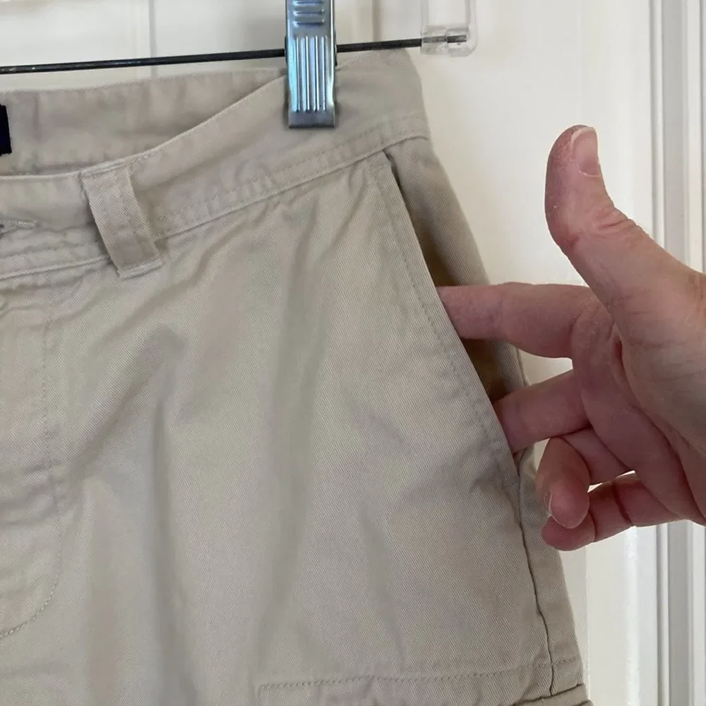 Polo Ralph Lauren‎ Youth Cargo Shorts Size 12 Khaki Tan Long Classic